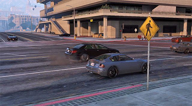 Użyj kolców do pozbycia się aut ochroniarzy - GTA 5: Rola życia - solucja - GTA 5 - poradnik do gry