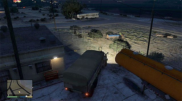 Miejsce zakończenia misji - GTA 5: Osprzęt wojskowy - solucja - GTA 5 - poradnik do gry