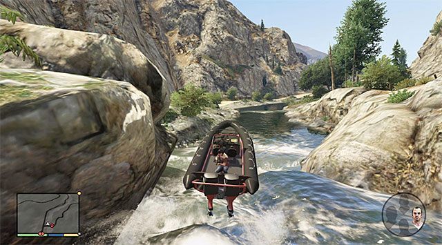 Grając jako Michael musisz sterować łodzią - GTA 5: Wykolejeni - solucja - GTA 5 - poradnik do gry