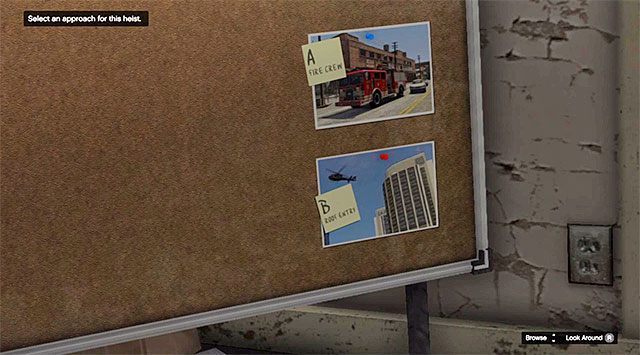 Moment wyboru wariantu napadu - GTA 5: Plany architekta - solucja - GTA 5 - poradnik do gry