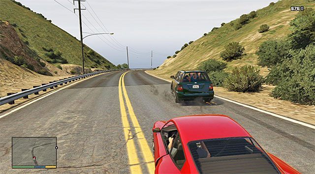 Ostrzelaj auto, ale nie zrań żadnej z osób, które nim jadą - GTA 5: Dodatkowa misja - Parenting 101 (ABC rodzicielstwa) - solucja - GTA 5 - poradnik do gry