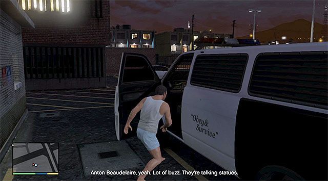 Furgonetka - GTA 5: Kolczatki - solucja - GTA 5 - poradnik do gry