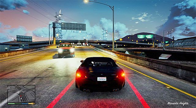 Pomagaj sobie spowolnieniem czasu - GTA 5: Zakończenie A, Zdrowy rozsądek - solucja - GTA 5 - poradnik do gry