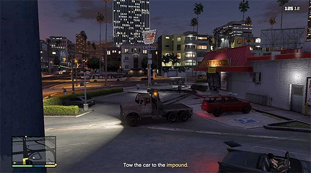 Zaczep się tyłu oznaczonego samochodu - GTA 5: Kolejna przysługa - solucja, nagrody, wyzwania - GTA 5 - poradnik do gry