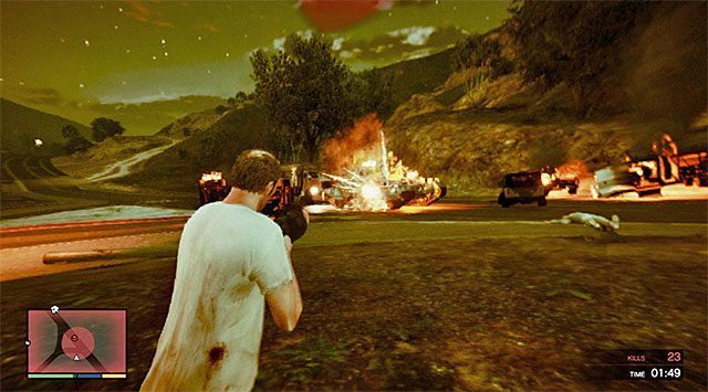 Czołg zostanie zniszczony dopiero po kilku trafieniach z granatnika - GTA 5: Rampage Four (Rzeźnia 4) - solucja, nagrody, wyzwania - GTA 5 - poradnik do gry