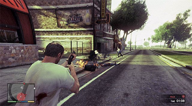 Uważaj na wrogów na jednokołowcach - GTA 5: Rampage Five (Rzeźnia 5) - solucja, nagrody, wyzwania - GTA 5 - poradnik do gry