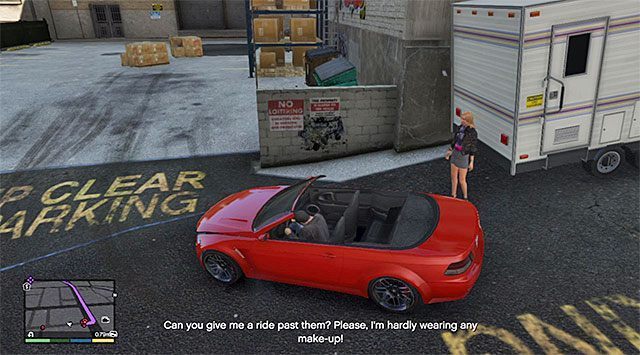 Ukrywająca się celebrytka - GTA 5: Ucieczka przed paparazzi, Przypadkowe zdarzenia - solucja - GTA 5 - poradnik do gry
