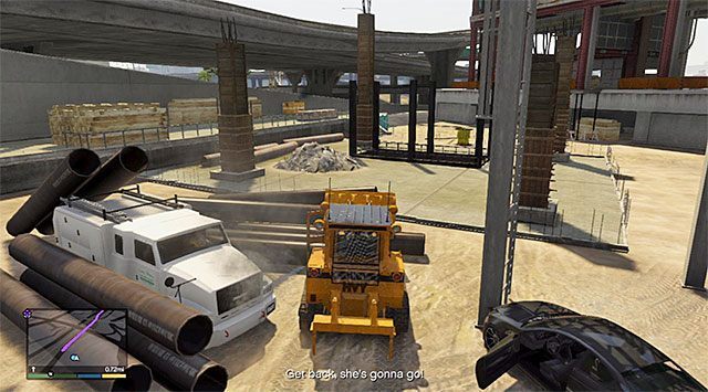 Musisz odblokować dostęp do drzwi kierowcy - GTA 5: Wypadek na budowie, Przypadkowe zdarzenia - solucja - GTA 5 - poradnik do gry