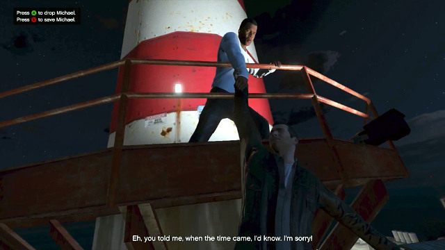 Michael spadnie bez względu na decyzje - GTA 5: Zakończenia - wybór, lista zakończeń, opcje - GTA 5 - poradnik do gry