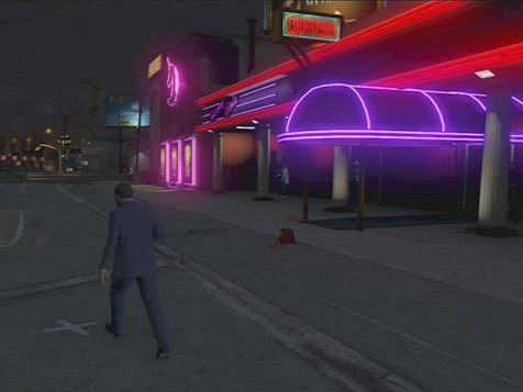 Wejście do klubu - GTA 5: Klub ze striptizem - gdzie? Mapa - GTA 5 - poradnik do gry