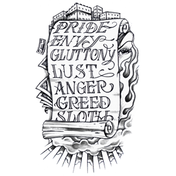 Tatuaż Siedem Grzechów Głównych - GTA Online: Nagrody - porady - GTA 5 - poradnik do gry