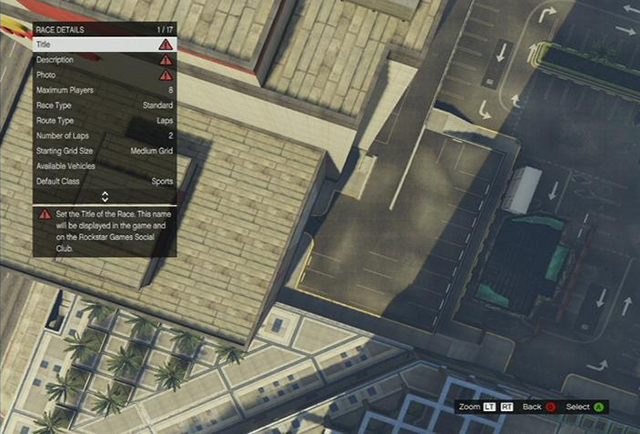 Szczegóły wyścigu - GTA Online: Wyścig - jak stworzyć? - GTA 5 - poradnik do gry