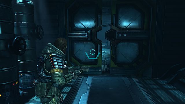 Coś czai się za tymi drzwiami. - Misja 4 - Nieznana Struktura | Opis przejścia i zadania poboczne | Lost Planet 3 - Lost Planet 3 - poradnik do gry