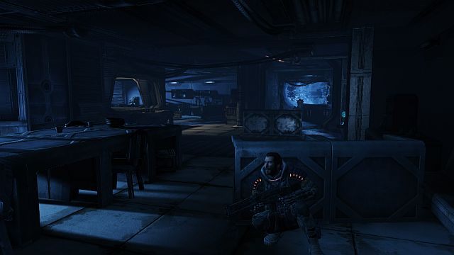 Dojdziesz do pomieszczenia pokazanego na screenie - Misja 4 - Nieznana Struktura | Opis przejścia i zadania poboczne | Lost Planet 3 - Lost Planet 3 - poradnik do gry