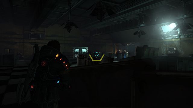 Dojdziesz do pomieszczenia pokazanego na screenie - Misja 6 - Otwarcie zbrojowni i powrót do Hangaru | Opis przejścia i zadania poboczne - Lost Planet 3 - poradnik do gry