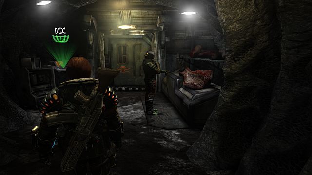 Sklep w Obozie Zapomnianych, gdzie wymienimy DNA taarek na ulepszenia. - Zadania poboczne | Opis przejścia i zadania poboczne | Lost Planet 3 - Lost Planet 3 - poradnik do gry
