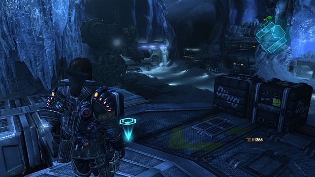Na drugim planie mech, tym razem z profilu. - Dzienniki audio | Znajdźki | Lost Planet 3 - Lost Planet 3 - poradnik do gry