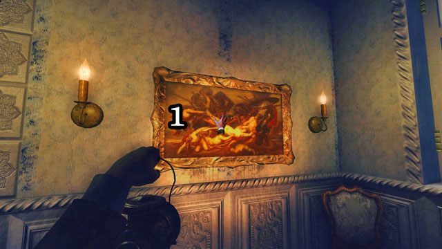 Przez uchylone drzwi na końcu korytarza wejdź do łazienki i otwórz obraz [1] - Rezydencja, część druga | Solucja Amnesia A Machine for Pigs - Amnesia: A Machine for Pigs - poradnik do gry