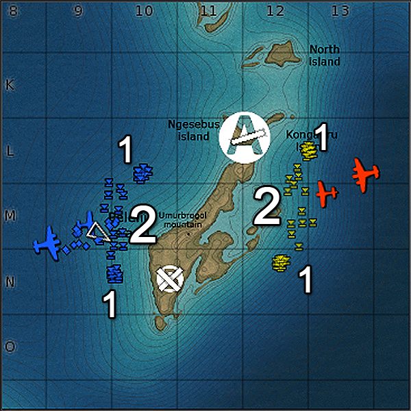 1 - Peleliu w War Thunder | Mapy - samoloty - War Thunder - poradnik dla początkujących