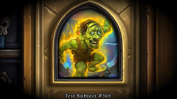Obiekt Testowy #362 jest pierwszym z Bohaterów z którymi będziesz musiał się zmierzyć w laboratorium Luster - Lustro w Hearthstone - wyzwania Laboratorium wyzwań - Hearthstone: Heroes of Warcraft - porady i polecane decki
