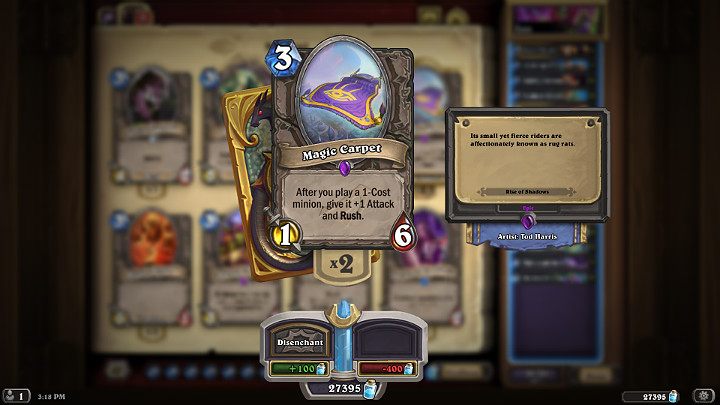 Przypominamy, że Zryw pozwala jednostkom na natychmiastowe zaatakowanie innego stronnika w danej turze, ale atak nie może być przeprowadzony na portret wrogiego Bohatera - Hearthstone Popioły Rubieży: Czarnoksiężnik - dobra talia - Hearthstone: Heroes of Warcraft - porady i polecane decki