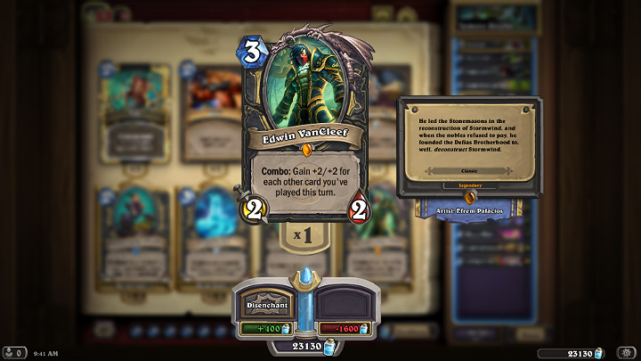 Edwin VanCleef to unikatowy Legendarny stronnik Łotrzyka - Łotrzyk w Hearthstone - dobra talia - Wybawcy Uldum - Hearthstone: Heroes of Warcraft - porady i polecane decki