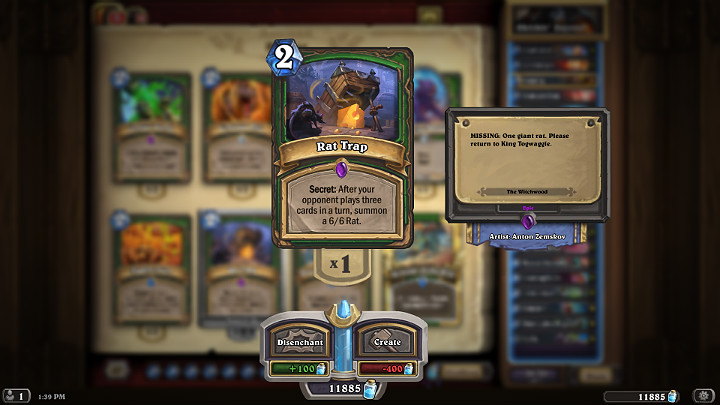 Sekrety to niezwykle silne zaklęcia, które wprowadzają nie lada zamęt w trakcie tury przeciwnika - Łowca w Hearthstone - dobra talia - Rozróba Rastakana - Hearthstone: Heroes of Warcraft - porady i polecane decki