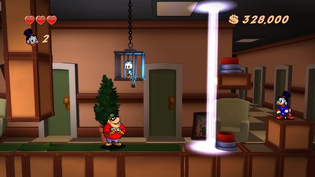 Ktoś tu chyba nie jadł śniadania. - Siedziba McKwacza | Prolog i Skarbiec Sknerusa DuckTales - DuckTales Remastered - poradnik do gry
