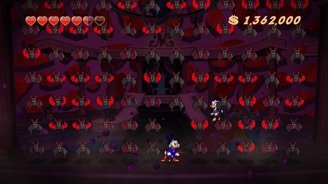 Ciekawe jak nietoperze mogą dokonać zmiażdżenia. - Wybuch wulkanu | Wezuwiusz | DuckTales - DuckTales Remastered - poradnik do gry