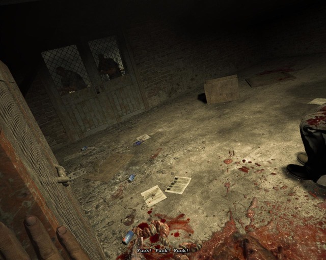 Pamiętaj o zastawianiu drzwi metalowymi szafkami podczas ucieczki - Male Ward | Solucja Outlast - Outlast - poradnik do gry
