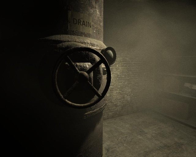 Jeden z dwóch zaworów, które musisz przekręcić - Sewer | Solucja Outlast - Outlast - poradnik do gry