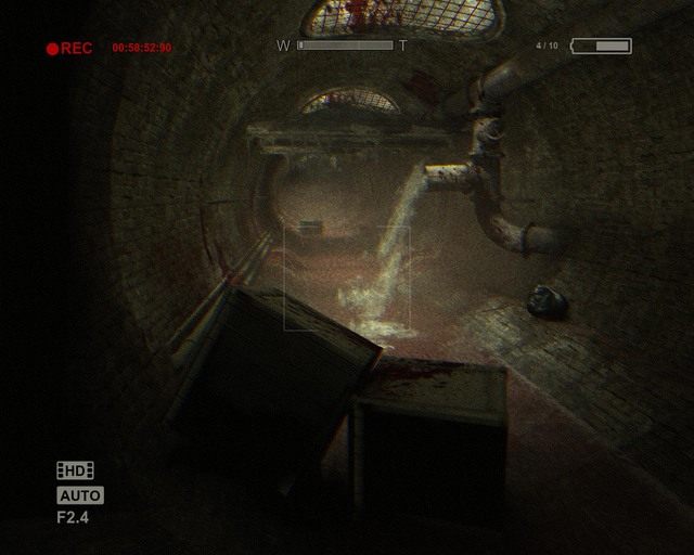 Droga prowadzi dosyć prosto, więc nie można się zgubić - Sewer | Solucja Outlast - Outlast - poradnik do gry
