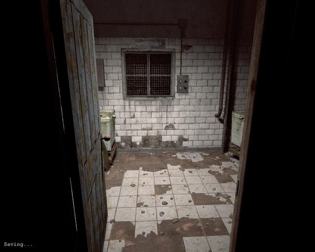 Wejście do pralni, zapamiętaj to miejsce - Female Ward | Solucja Outlast - Outlast - poradnik do gry