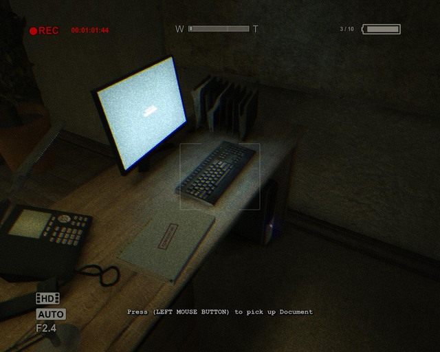 Dokument leży przy komputerze w drugim pokoju pierwszego korytarza - Administration Block | Znajdźki - dokumenty | Outlast - Outlast - poradnik do gry