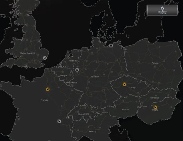 Renault, Scania, Volvo - Mapy | Dealerzy Ciężarówek | Ets 2 Going East - Euro Truck Simulator 2: Going East! Ekspansja Polska - Poradnik Do Gry | Gryonline.pl