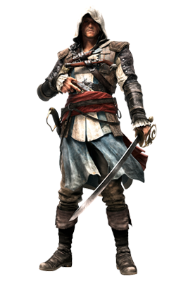 Edward Kenway - główny bohater gry Assassins Creed IV: Black Flag i dziadek Connora Kenwaya z Assassins Creed III - Bohaterowie w Assassins Creed IV Black Flag | Podstawowe informacje - Assassins Creed IV: Black Flag - poradnik do gry
