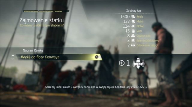 Zdobyty liniowiec zostanie wysłany do floty Kenwaya. - Wprowadzenie | Flota Kenwaya w Assassins Creed IV Black Flag - Assassins Creed IV: Black Flag - poradnik do gry