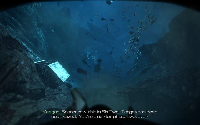 Zewsząd spadają jakieś śmieci! - 12 - Into The Deep | Kampania - opis przejścia | Call of Duty Ghosts - Call of Duty: Ghosts - poradnik do gry