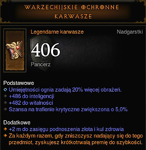 Warzechijskie Ochronne Karwasze - Karwasze, które znacznie przyśpieszą poruszanie się postaci po mapie - Farmienie doświadczenia i przedmiotów | Zdobywanie nowego uzbrojenia - Diablo III: Reaper of Souls - poradnik do gry