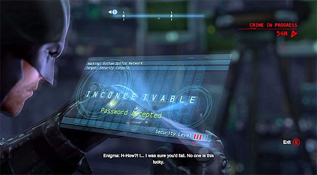 Powróć na górę i przedostań się na balkonik pokazany na screenie 1 - Wieża komunikacyjna w dzielnicy Brylantów | Wieże komunikacyjne (Comms Towers) - Batman: Arkham Origins - poradnik do gry