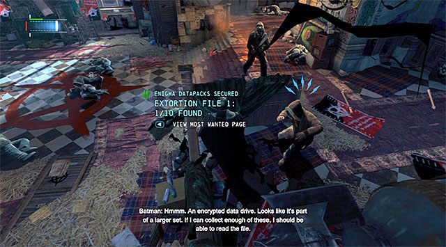 Sekret jest w głównej sali sądowej, w której m.in. stacza się pojedynek z Anarkym - Plik z danymi 1 (Park Row) | Pakiety danych Enigmy (Enigma Datapacks) - Batman: Arkham Origins - poradnik do gry