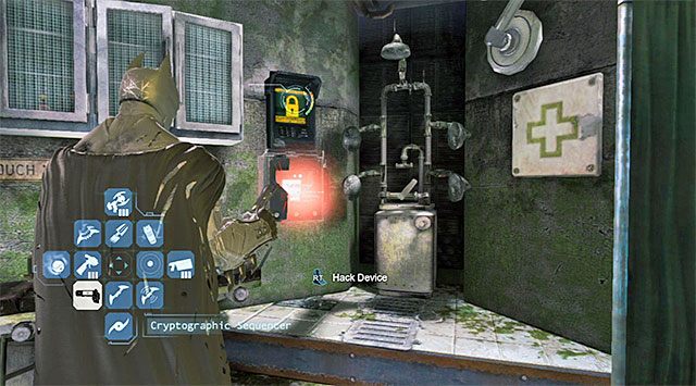 Skrzynka z sekretem i terminal kontrolny - Plik z danymi 10 (Dzielnica przemysłowa) | Pakiety danych Enigmy (Enigma Datapacks) - Batman: Arkham Origins - poradnik do gry