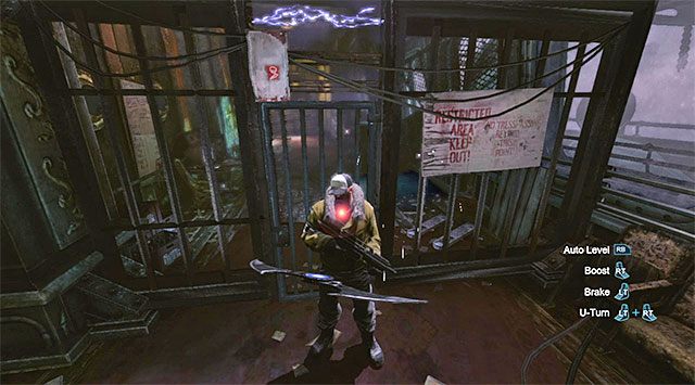Jeśli chcesz możesz zaatakować przeciwnika z bronią z zaskoczenia - Uzyskaj dostęp do biura Pingwina - górny pokład | Główny wątek w Arkham Origins - Batman: Arkham Origins - poradnik do gry