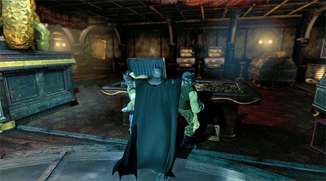 Możesz już podejść do dwóch pozostałych wrogów - Uzyskaj dostęp do biura Pingwina - górny pokład | Główny wątek w Arkham Origins - Batman: Arkham Origins - poradnik do gry