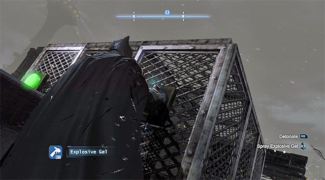 Zbadaj dach budynku, odnajdując na nim dużą klatkę - Plik z danymi 5 (Mila Rozrywki) | Pakiety danych Enigmy (Enigma Datapacks) - Batman: Arkham Origins - poradnik do gry