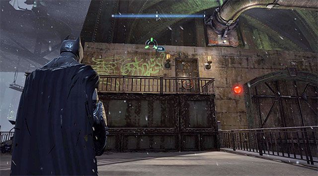1 - Most Pioneers Bridge w Gotham - wejście do wewnętrznych pomieszczeń mostu | Pakiety danych Enigmy (Enigma Datapacks) - Batman: Arkham Origins - poradnik do gry