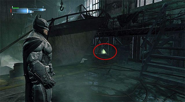 Sekret jest pod górnym balkonikiem - Plik z danymi 11 (Most Pioneers Bridge w Gotham) | Pakiety danych Enigmy (Enigma Datapacks) - Batman: Arkham Origins - poradnik do gry