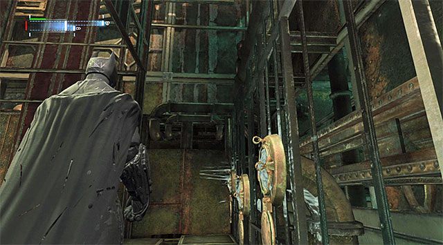 Sekret znajduje się w szybie windy towarowej [Freight Elevator Shaft] - Plik z danymi 11 (Most Pioneers Bridge w Gotham) - Batman: Arkham Origins - poradnik do gry