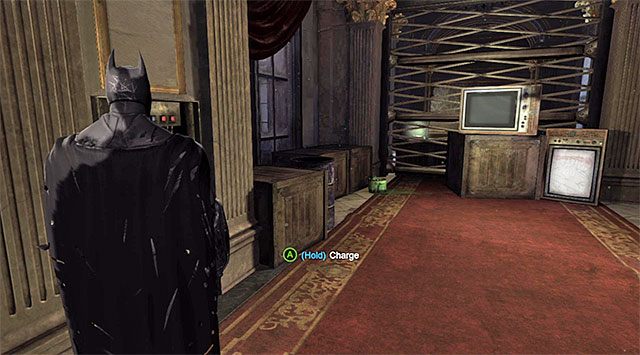 Sekret możesz odnaleźć w trakcie przemierzania 10 piętra wschodniej wieży hotelu [East Tower - 10th Floor] - Plik z danymi 16 (Dzielnica brylantów) - Batman: Arkham Origins - poradnik do gry