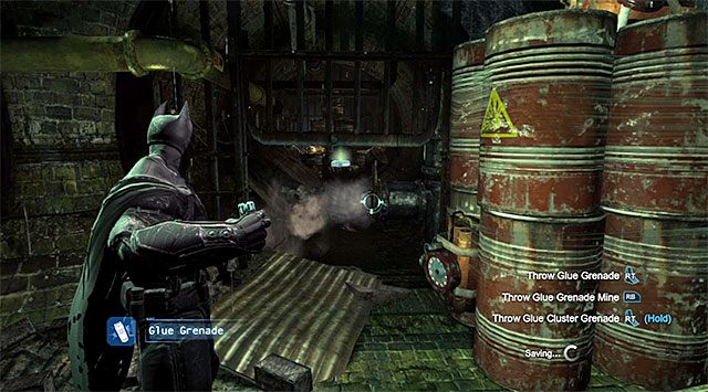 Przejście blokowane przez wydobywającą się parę - Plik z danymi 20 (Burnley) | Pakiety danych Enigmy (Enigma Datapacks) - Batman: Arkham Origins - poradnik do gry
